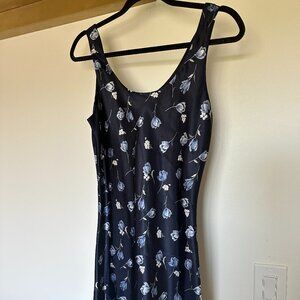 Rabbit Rabbit Rabbit Navy Floral Vintage Dress- Petite 6